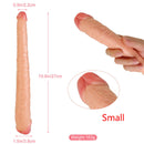 10.6in 14.6in Veiny Double Dildo Gay Two Headed Sex Toy