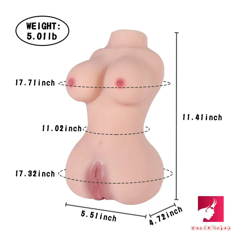 5lb Lifelike Curved Design Sex Doll Torso For Adults Sex Orgasm