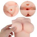 3.3lb Mini Solid Sex Doll Torso With Anus For Breasts Sex