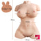 16.98lb Soft 3D Channel Design Sex Doll Torso With Pussy and Anus