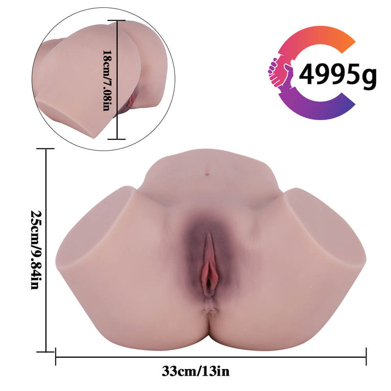 11lb Big Ass Torso Sex Doll For Men Fucking Using