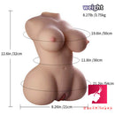 8.27Lb Realistic 3D Lifelike Skin Sex Doll Torso For Breast Sex