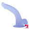 9.06in Curved Real Feeling Dildo For Women Men Masturbation