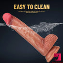 8.27in Soft Real Dildo Sex Toy For Women Men Masturbator