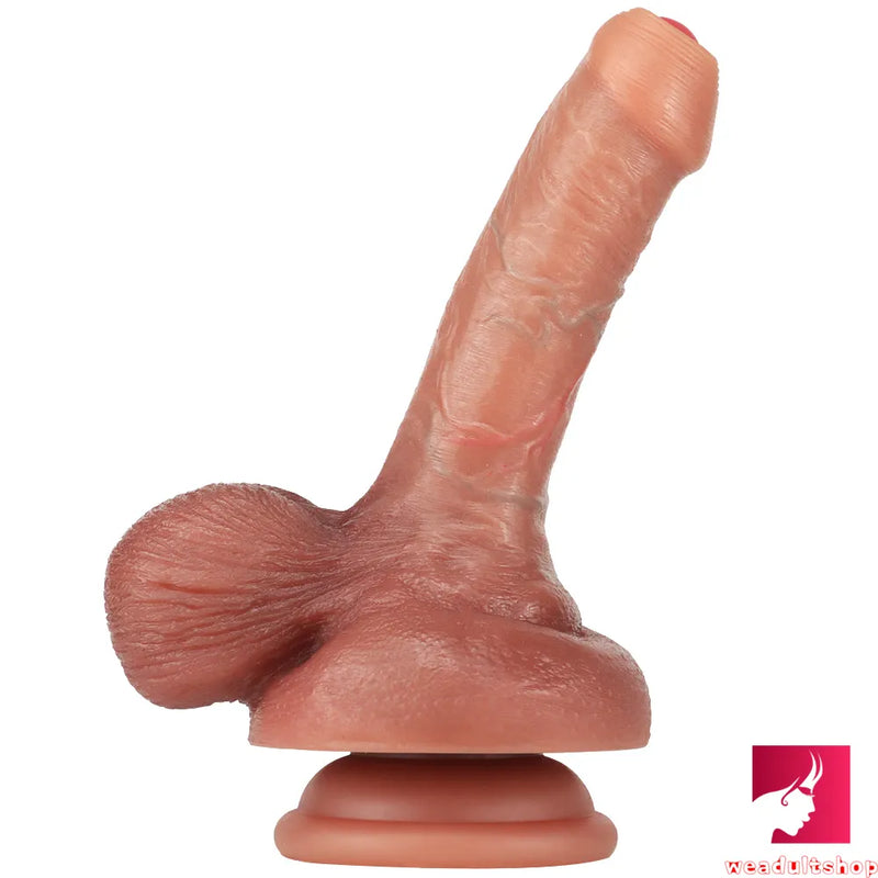 8.03in Real Looking Gorgeous Uncut Dildo With Veins Foreskin