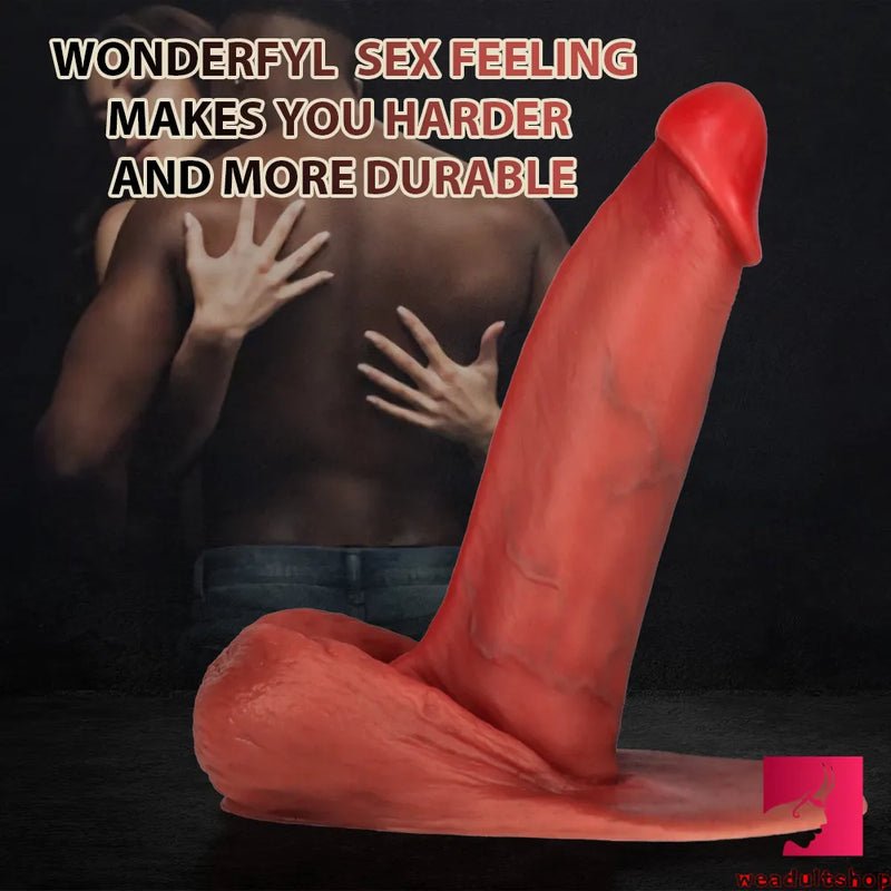 6.53in Realistic Sex Toy G-spot Anal Penis Dildo For Lesbian