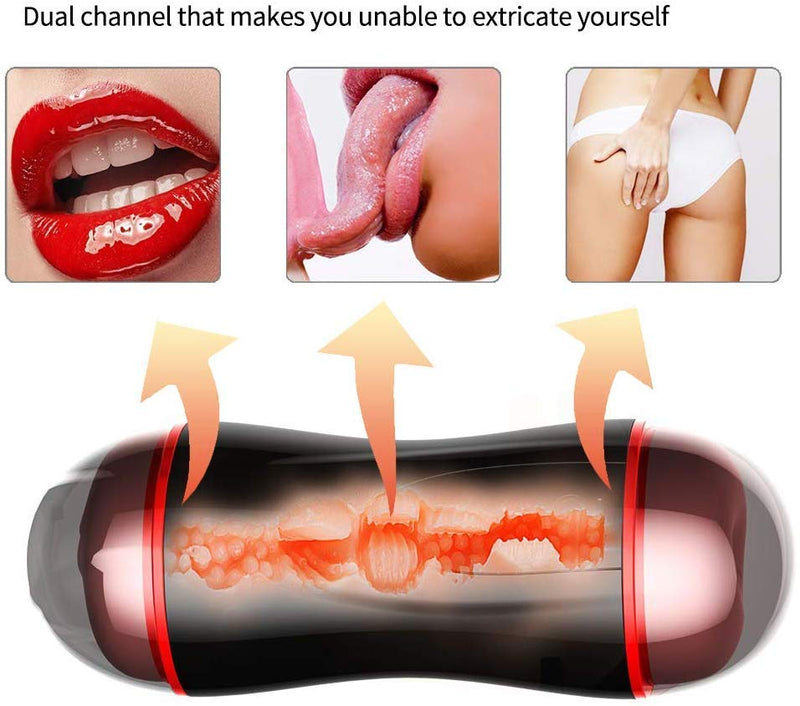 Intelligent Sound 5D Electric Pocket Pussy And Anal Sex Toy - Adult Toys 