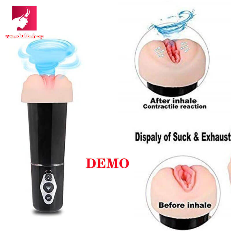 10 Mode Silicone Smart Vibrating Pocket Pussy - Adult Toys 