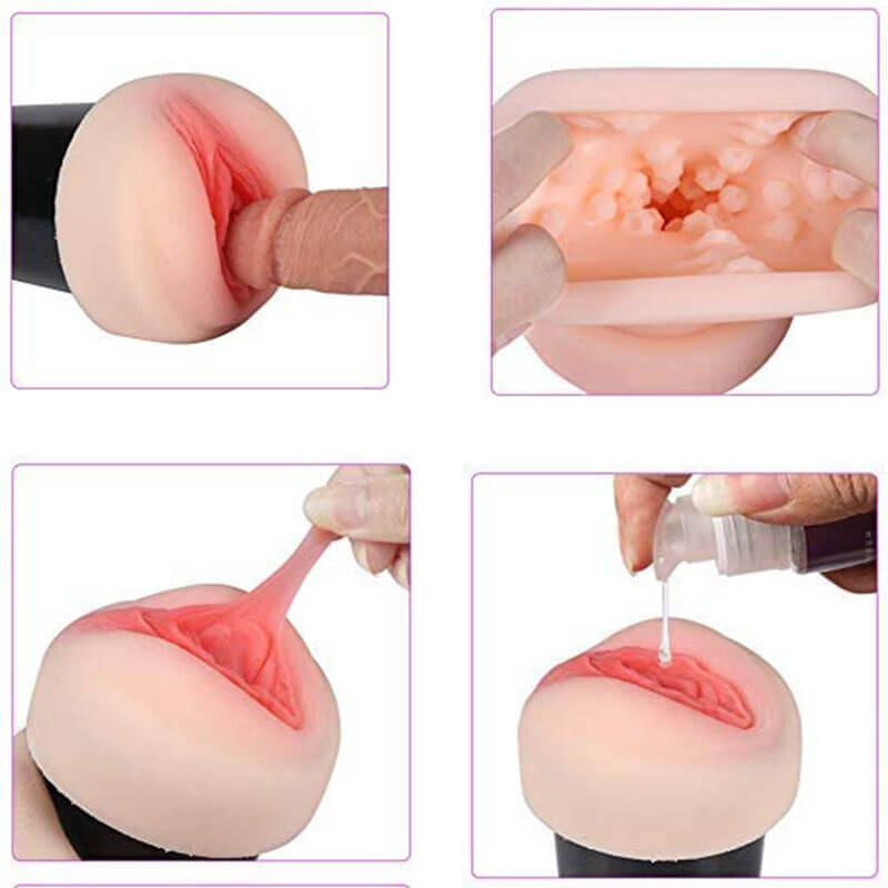 10 Mode Silicone Smart Vibrating Pocket Pussy - Adult Toys 