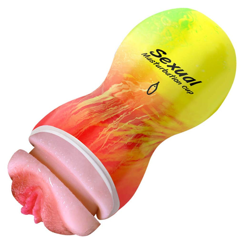 Portable Mute Male Vagina Pocket Pussy Penis Masturbation Toy - Adult Toys 