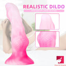 7in Colorful Fantasy Wolf Animal Crystal Dildo For Females Sex