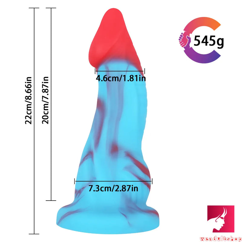 8.66in Arctic Penguin Animal Thick Dildo For Women Men Fucking