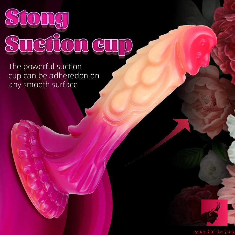 8.27in Top Quality Dragon Spiked Dildo Animal Fantasy Penis