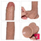 8.07in Double Layer Silicone Hard Dildo For Men Women Using