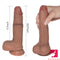 8.07in Double Layer Silicone Hard Dildo For Men Women Using