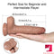 8.07in Double Layer Silicone Hard Dildo For Men Women Using