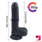 7.28in Silicone Black Blond Rides Dildo For Adult Females