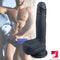 7.28in Silicone Black Blond Rides Dildo For Adult Females