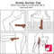 8.26in Double Layer Silicone Lifelike Dildo Adult Sex Toy