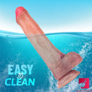 9.05in Real Looking Uncut Penis Dildo With Foreskin Love Toy